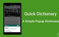 Popup Dictionary on Android
