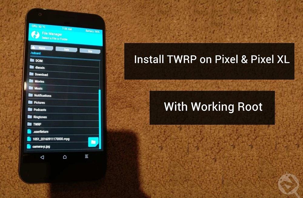 install twrp on Pixel