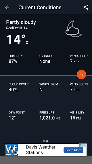 AccuWeather current weather