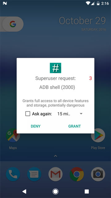 google-pixel-superuser-request