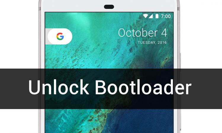 unlock bootloder on google pixel smartphones