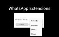 whatsapp extensions