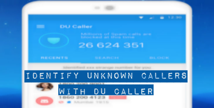 Identify Unknown Callers With DU Caller