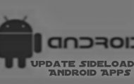 update sideloaded android apps