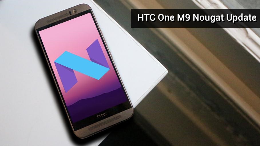 htc one m9 nougat update