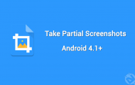 take partial screenshot android