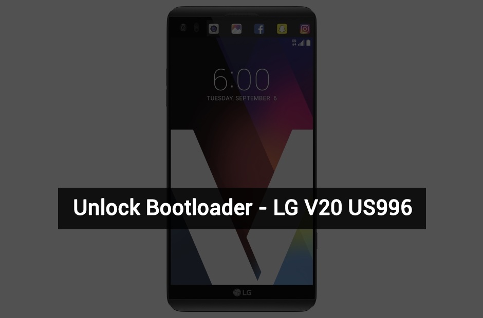 unlock bootloader onlg v20 us996
