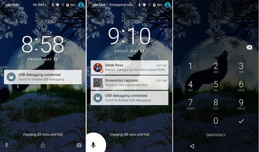 android screen lock pin vs password