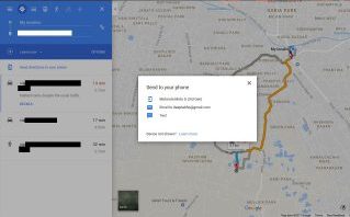google maps - send directions pc to phone Google Maps tips and tricks