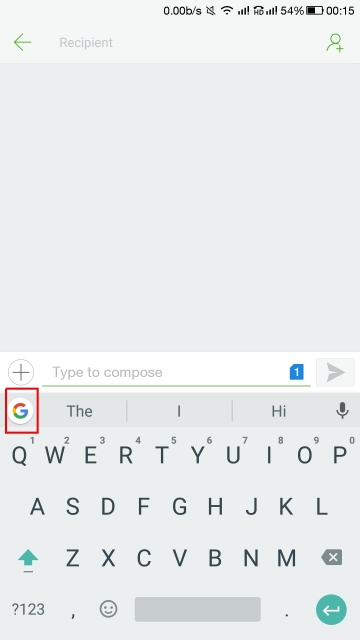 Google Search in Gboard