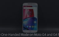 Use One-Handed Mode on Moto G4 and G4 Plus