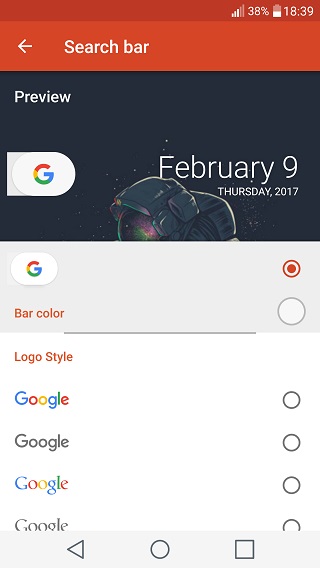 nova launcher home screen settings