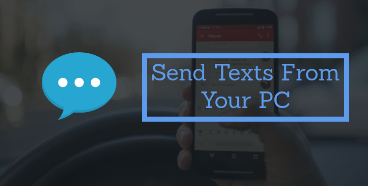 app to send sms from pc