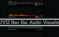 MUVIZ Nav Bar Audio Visualizer