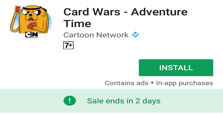 Paid App for Free - Card Wars - Droid Views