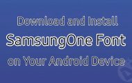 SamsungOne Font - Install SamsungOne Font - Droid Views