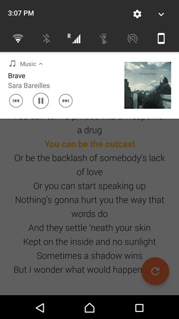 Song Lyrics on Android
