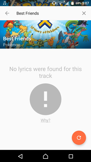 Song Lyrics on Android