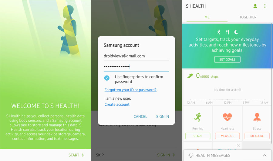 S-Health running on rooted device