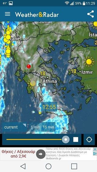 Weather & Radar map