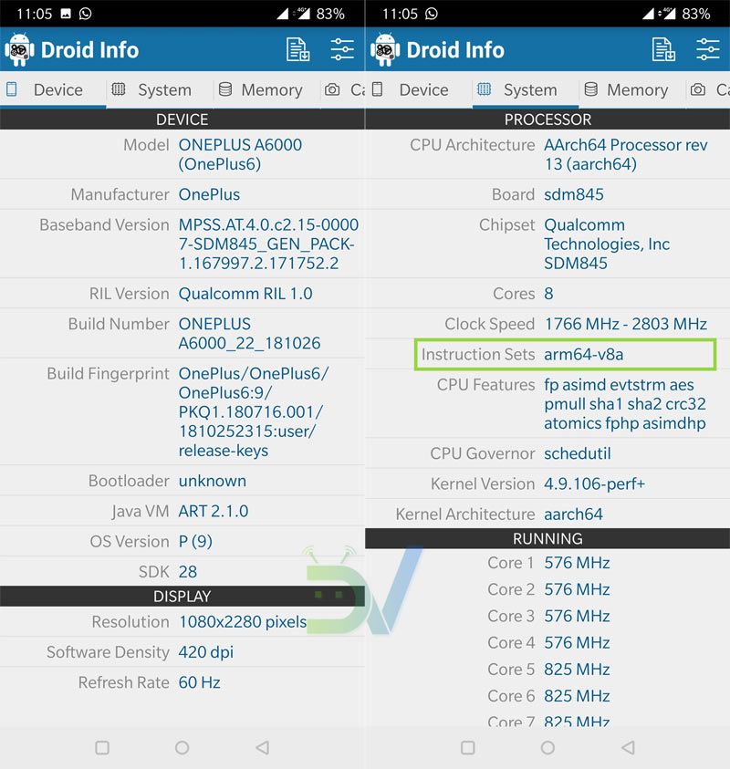 ARM, ARM64, or x86 Check Android Phone’s Processor
