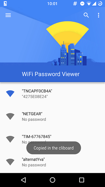 view wifi password
