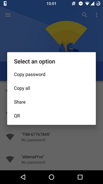 wiifi-password app options