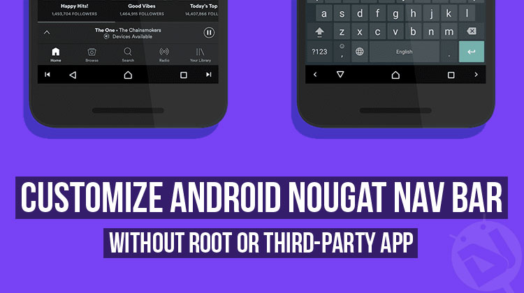 Android Nougat Nav Bar - Without Root Or Third-Party App - Droid Views