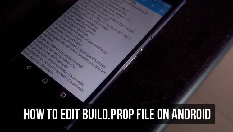 edit build prop android