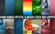 Sharp Aquos Crystal X 402SH Stock Wallpapers