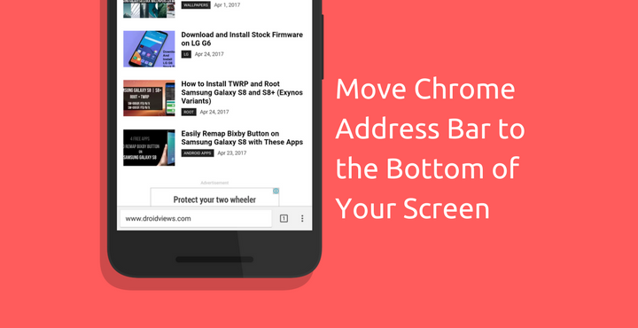Chrome Browser Address Bar - Move Chrome Address Bar to the Bottom - Droid Views