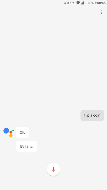 flip a coin google assistant