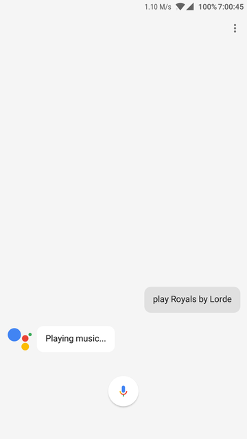 play music in google assistant
