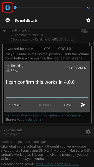 Vibration Mode Back on OnePlus 3