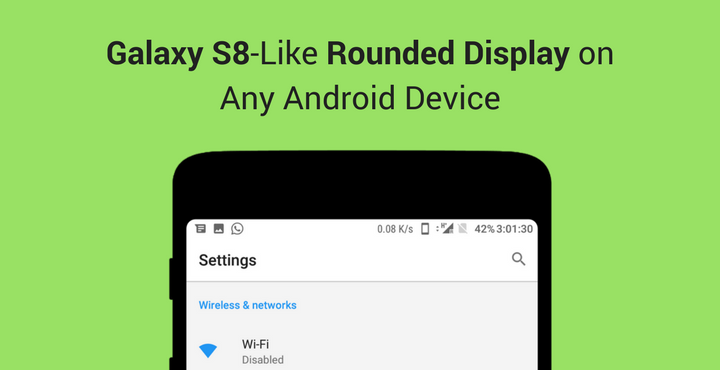 Rounded Display Corners - Android Device - Droid Views