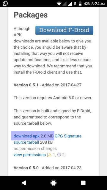 download app from f-droid
