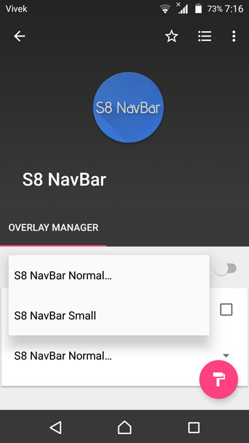 Get Samsung Galaxy S8 Navigation bar on any android device