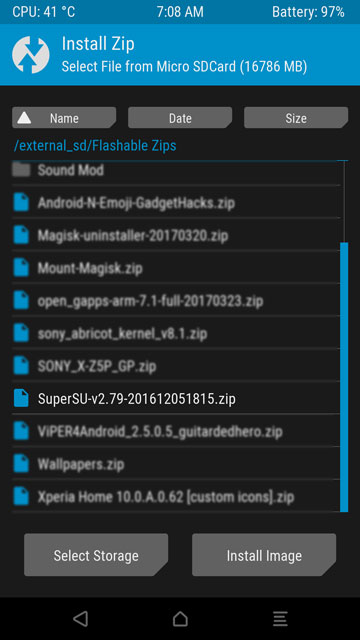systemless supersu android