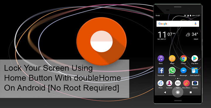 Android Device's Screen - Using Home Button with doubleHome - Droid Views
