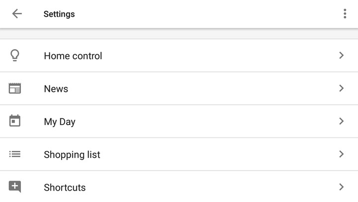 Google Assistant Shortcuts