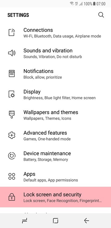 remove home button from always on display on galaxy s8