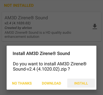 AM3D Zirene sound