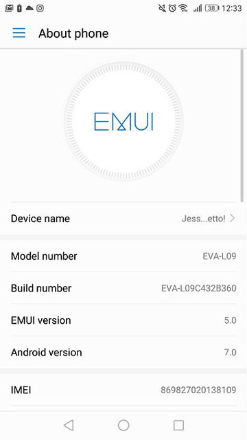 Install Official Android 7.0 Nougat With EMUI 5 On Huawei P9