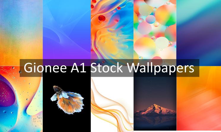 Gionee A1 Stock Wallpapers