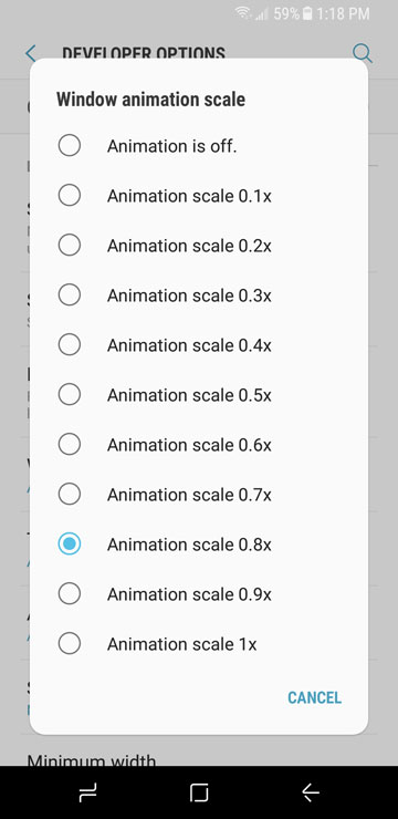 Remove Carrier Labels And Add A More Animation Scales On Your Galaxy S8 [No Root]