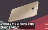Android 7.0 Nougat Firmware on Galaxy A9 Pro SM-A910F