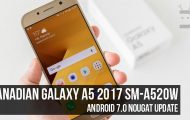 Android Nougat Firmware on Canadian Galaxy A5 2017 SM-A520W