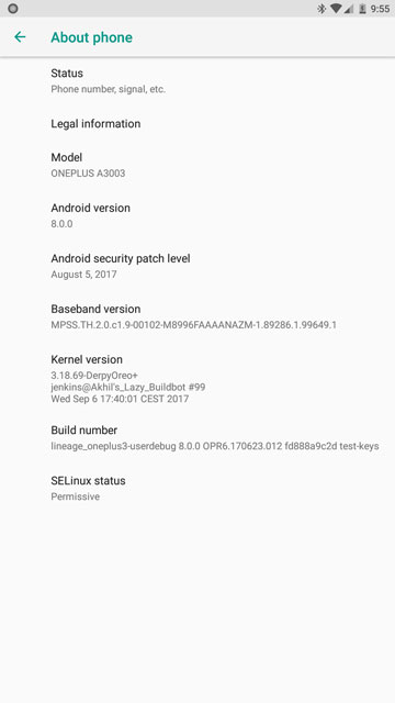 Install Android 8.0 Oreo Based LineageOS 15.0 On OnePlus 3 and 3T