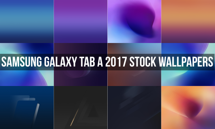Samsung Galaxy Tab A 2017 Stock Wallpapers