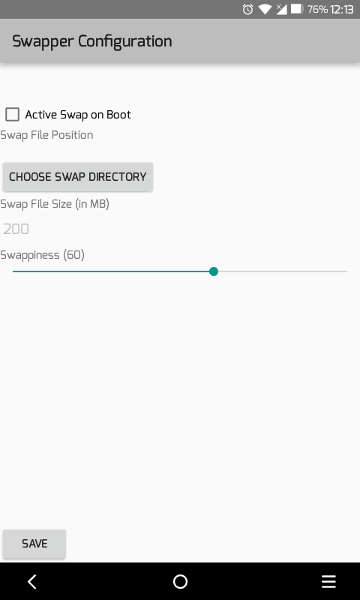 speed up android with swap